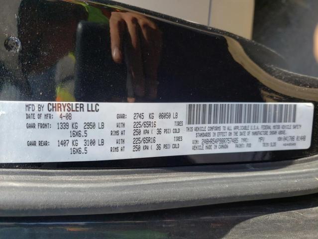 Photo 10 from auction – 2008 CHRYSLER TOWN & COU with VIN 2A8HR54P98R757485