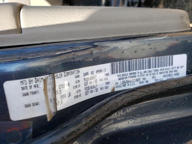 Photo 10 from auction – 2004 JEEP GRAND CHER with VIN 1J8GW58N84C219697