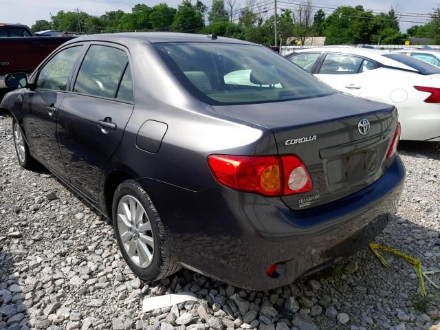 Photo 3 from auction – 2009 TOYOTA COROLLA BA with VIN JTDBL40E59J024904