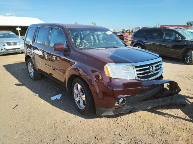 HONDA PILOT EXL 2012 with VIN 5FNYF3H53CB027394 - Photo from auction