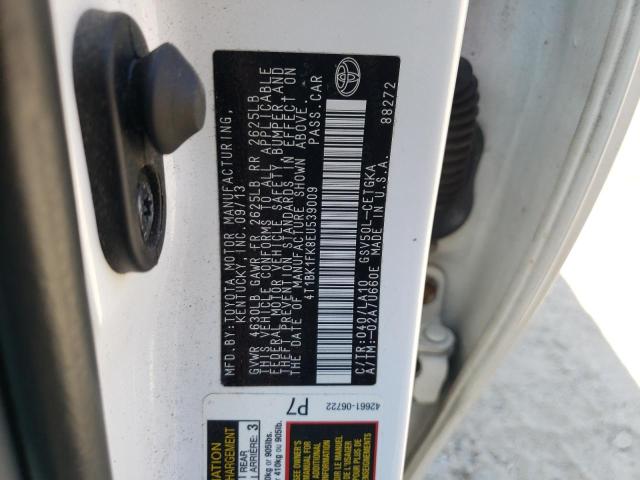 Photo 10 from auction – 2014 TOYOTA CAMRY SE with VIN 4T1BK1FK8EU539009