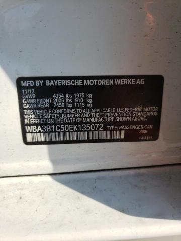 Photo 10 from auction – 2014 BMW 320 I with VIN WBA3B1C50EK135072