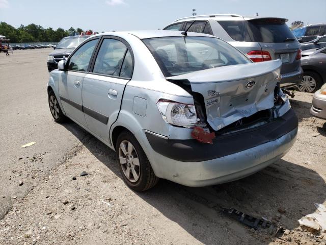 Photo 3 from auction – 2007 KIA RIO BASE with VIN KNADE123176199130