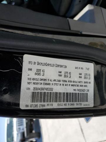 Photo 10 from auction – 2007 DODGE CHARGER SE with VIN 2B3KA43R07H853352