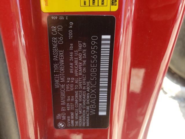 Foto 10 de la subasta – 2011 BMW 335 IS con VIN WBADX1C50BE569590