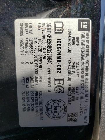 Photo 10 from auction – 2011 CHEVROLET AVALANCHE with VIN 3GNTKFE36BG276640