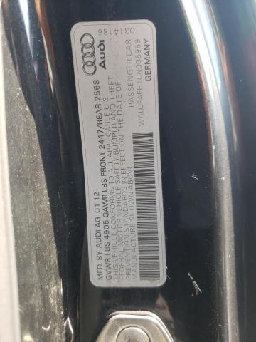 Photo 10 from auction – 2012 AUDI A5 PREMIUM with VIN WAUJFAFH1CN005959