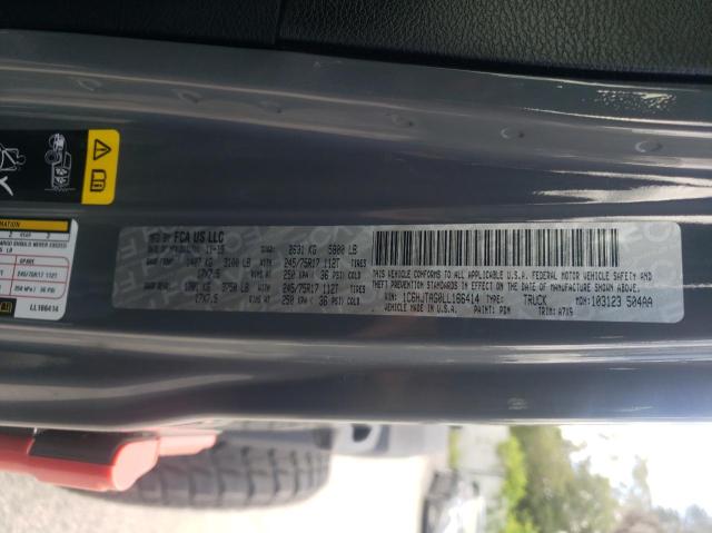 Photo 10 from auction – 2020 JEEP GLADIATOR with VIN 1C6HJTAG0LL166414