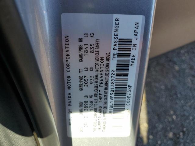 Photo 10 from auction – 2011 MAZDA 3 I with VIN JM1BL1VF9B1385722