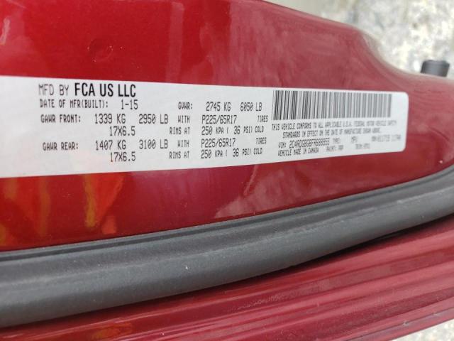 Photo 10 from auction – 2015 DODGE GRAND CARA with VIN 2C4RDGBG6FR688955