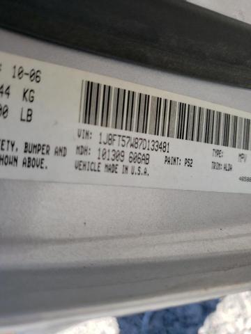 Photo 10 from auction – 2007 JEEP COMPASS LI with VIN 1J8FT57W87D133481