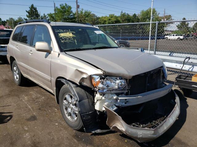 TOYOTA HIGHLANDER 2004 with VIN JTEGP21A540040430 - Photo from auction