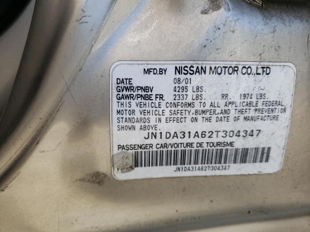 Photo 10 from auction – 2002 NISSAN MAXIMA GLE with VIN JN1DA31A62T304347