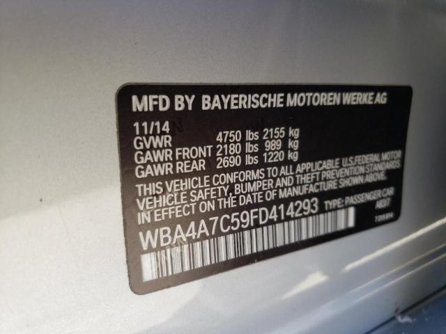 Foto 10 de la subasta – 2015 BMW 428 XI GRA con VIN WBA4A7C59FD414293