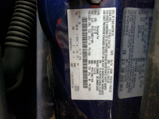 Photo 10 from auction – 2016 FORD C-MAX PREM with VIN 1FADP5CU9GL113579