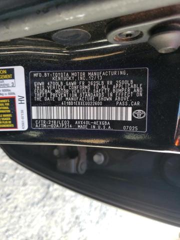 Photo 10 from auction – 2014 TOYOTA AVALON HYB with VIN 4T1BD1EBXEU022600