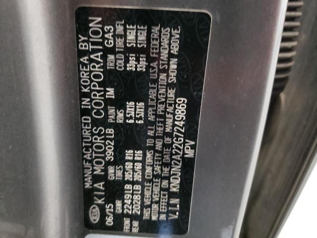 Photo 10 from auction – 2016 KIA SOUL with VIN KNDJN2A22G7249869