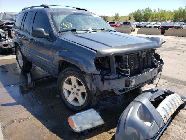 JEEP GRAND CHER 2004 with VIN 1J8GW58N84C219697 - Photo from auction
