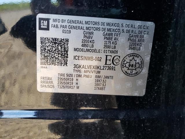 Photo 10 from auction – 2019 GMC TERRAIN SL with VIN 3GKALVEX0KL273691