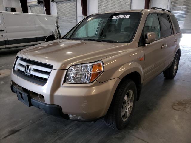 Photo 2 from auction – 2007 HONDA PILOT EX with VIN 2HKYF18467H529304