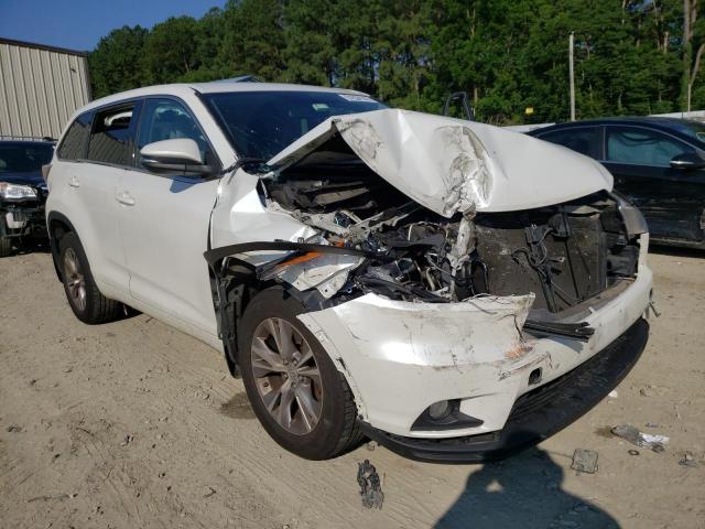 TOYOTA HIGHLANDER 2015 with VIN 5TDBKRFH3FS165132 - Photo from auction