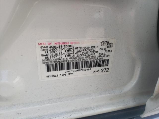 Photo 10 from auction – 2008 MITSUBISHI OUTLANDER with VIN JA4LT31W68Z010493