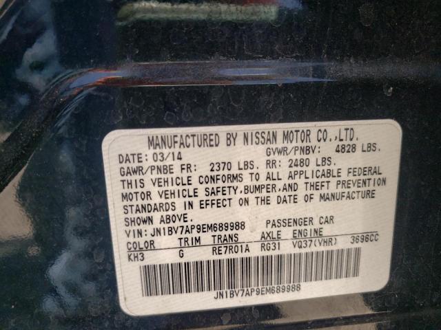 Photo 10 from auction – 2014 INFINITI Q50 BASE with VIN JN1BV7AP9EM689988