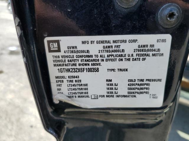 Photo 10 from auction – 2006 GMC SIERRA K25 with VIN 1GTHK232X6F100358
