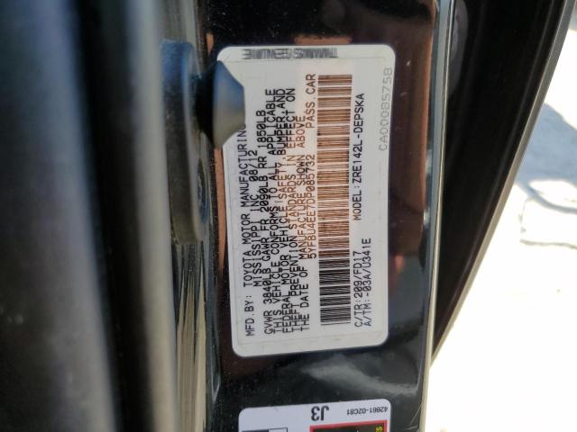 Photo 10 from auction – 2013 TOYOTA COROLLA BA with VIN 5YFBU4EE7DP085732