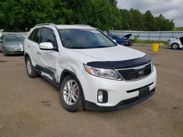 KIA SORENTO LX 2015 with VIN 5XYKTCA69FG614066 - Photo from auction