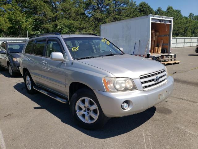 TOYOTA HIGHLANDER 2002 with VIN JTEHF21A620063106 - Photo from auction