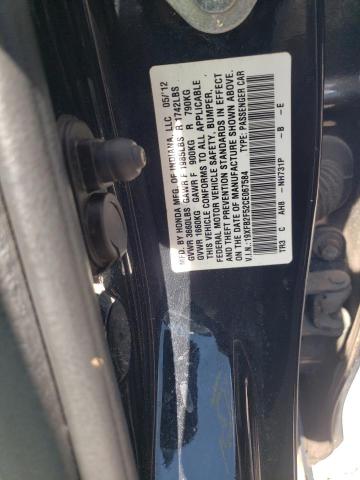 Photo 10 from auction – 2012 HONDA CIVIC LX with VIN 19XFB2F52CE067584