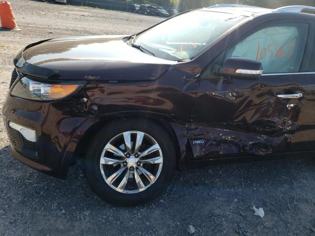 Photo 9 from auction – 2013 KIA SORENTO SX with VIN 5XYKWDA22DG372180