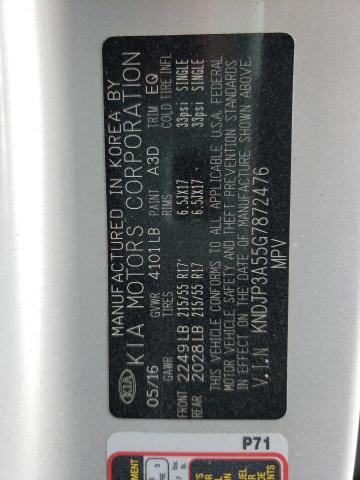 Снимка 10 от търг – 2016 KIA SOUL + с VIN KNDJP3A55G7872476