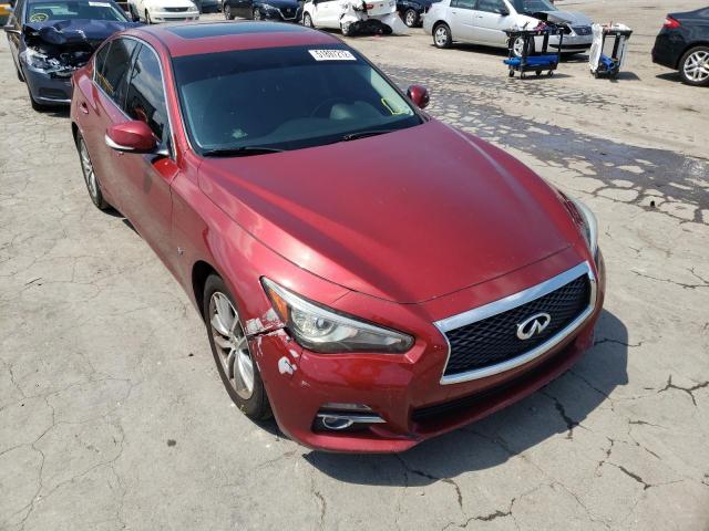 INFINITI Q50 BASE 2015 with VIN JN1BV7AP9FM336815 - Photo from auction