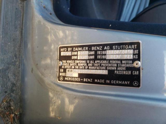 Photo 10 from auction – 1987 MERCEDES-BENZ 190 E 2.3 with VIN WDBDA28D8HF381069