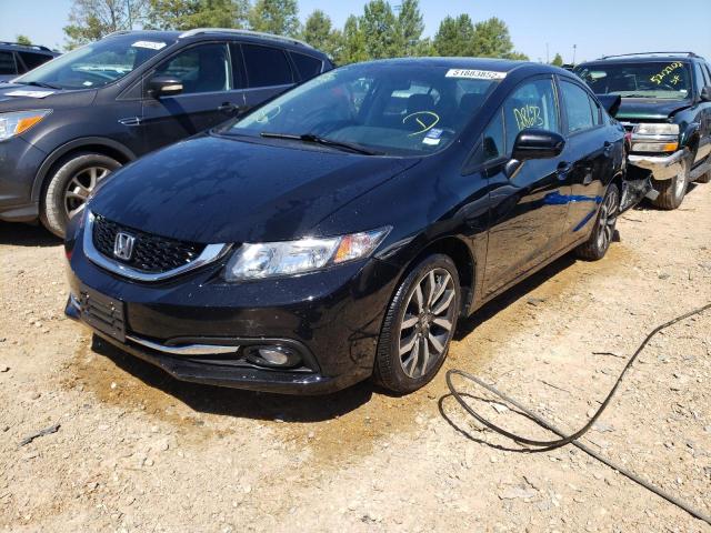 Photo 2 from auction – 2014 HONDA CIVIC EXL with VIN 19XFB2F96EE034173