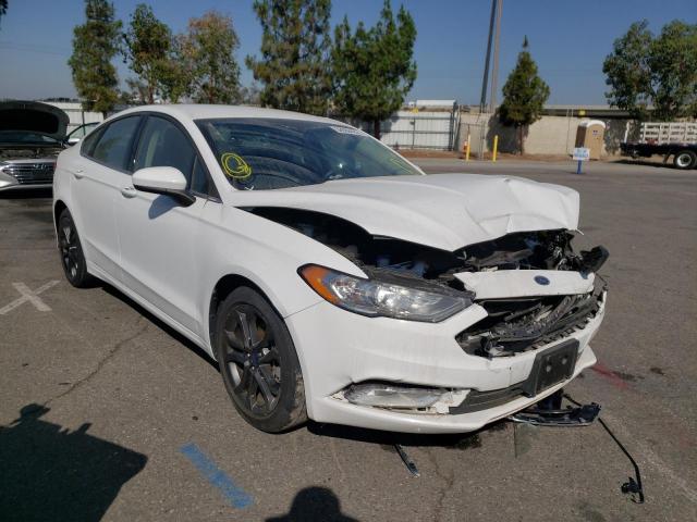 FORD FUSION SE 2018 with VIN 3FA6P0HD5JR211683 - Photo from auction