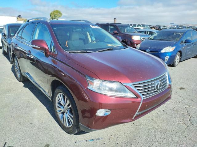 LEXUS RX 350 BAS 2014 with VIN 2T2BK1BAXEC249221 - Photo from auction