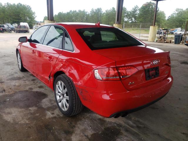 Photo 3 from auction – 2010 AUDI A4 PREMIUM with VIN WAUEFAFL0AN036526