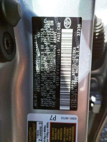 Photo 10 from auction – 2015 TOYOTA CAMRY LE with VIN 4T1BF1FK1FU006845