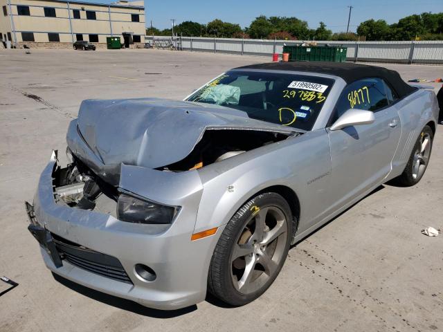 Photo 9 from auction – 2014 CHEVROLET CAMARO LT with VIN 2G1FB3D37E9297333