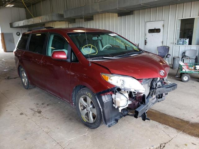 TOYOTA SIENNA LE 2012 with VIN 5TDKK3DC4CS209493 - Photo from auction