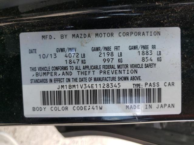 Photo 10 from auction – 2014 MAZDA 3 TOURING with VIN JM1BM1V34E1128345