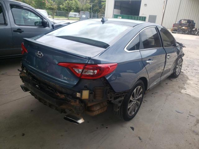 Photo 4 from auction – 2015 HYUNDAI SONATA SPO with VIN 5NPE34AF4FH228375