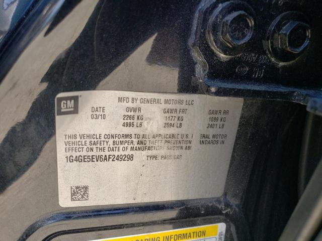 Photo 10 from auction – 2010 BUICK LACROSSE C with VIN 1G4GE5EV6AF249298