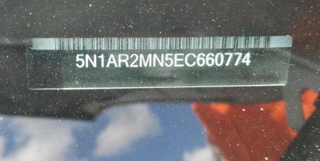 Photo 10 from auction – 2014 NISSAN PATHFINDER with VIN 5N1AR2MN5EC660774