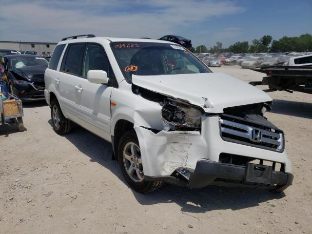 HONDA PILOT EXL 2008 with VIN 5FNYF185X8B039652 - Photo from auction