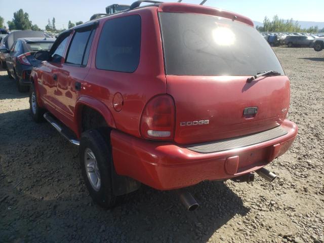 Photo 3 from auction – 2000 DODGE DURANGO with VIN 1B4HS28Z1YF179263