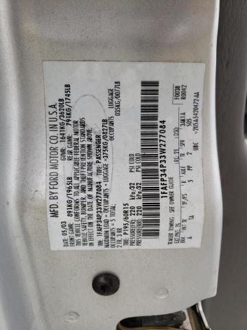 Photo 10 from auction – 2003 FORD FOCUS with VIN 1FAFP34P33W277084